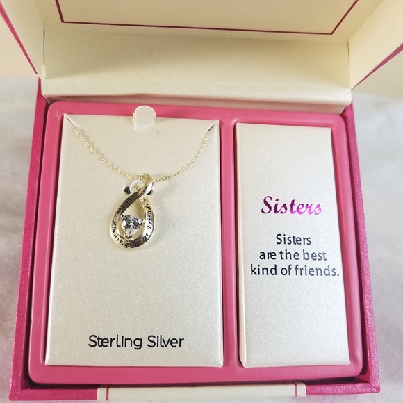 jcpenney Jewelry - Footnotes too sisters gold necklace heart sterling